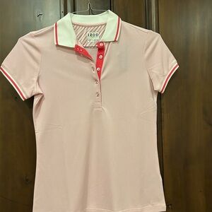 IZOD Women's Light Pink Button Down Shirt